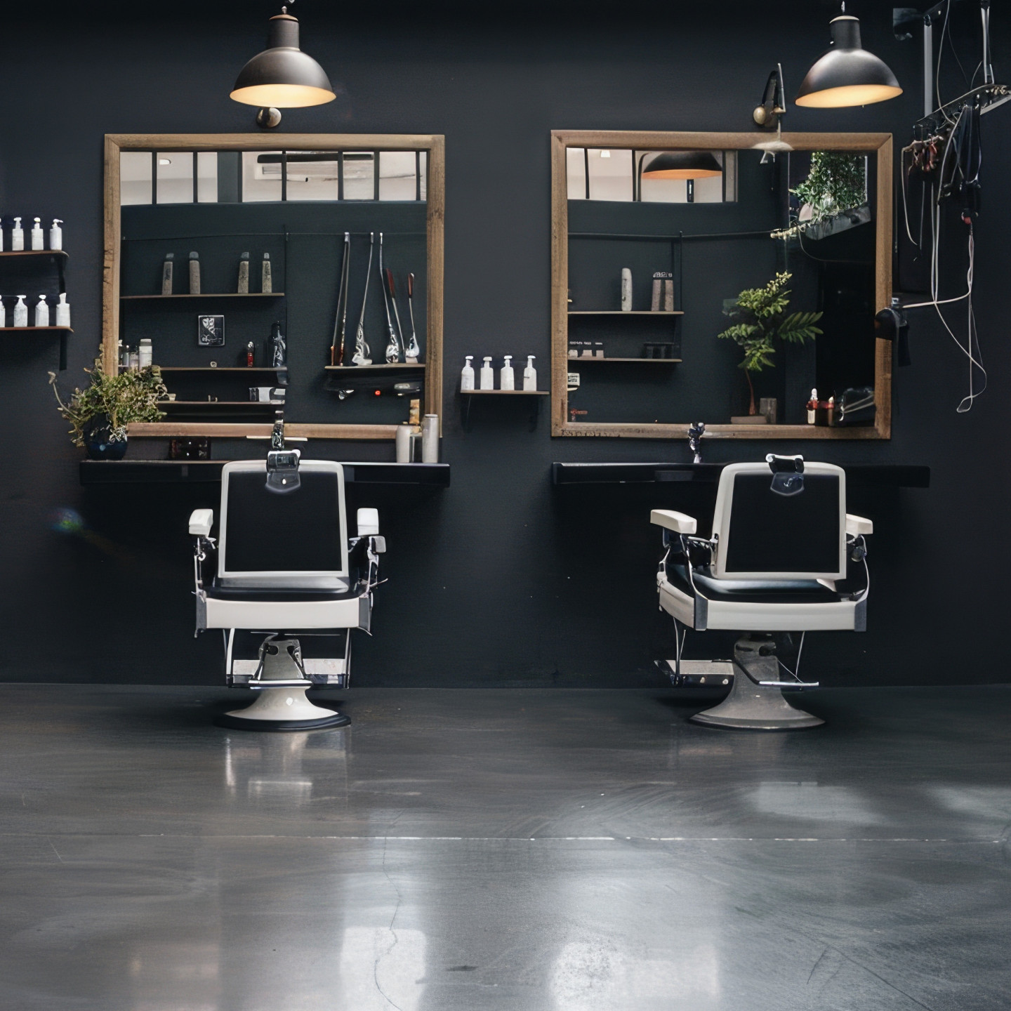 modern-sleek-barbershop-interior-featuring-three-barbers-chairs-with-mirrors-shelves-filled-with-grooming-products-creating-industrialchic-vibe